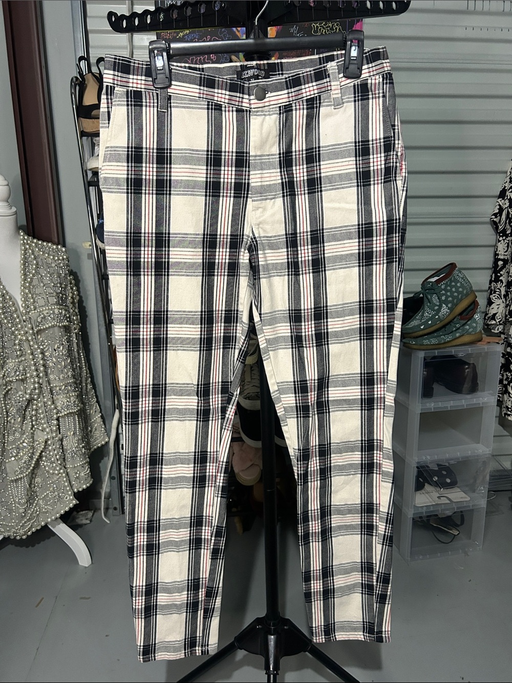 Elwood Men's Plaid Chinos golf pant  size 32